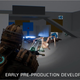 Isaac Clarke shoots a necromoprh in an early build of the Dead Space remake